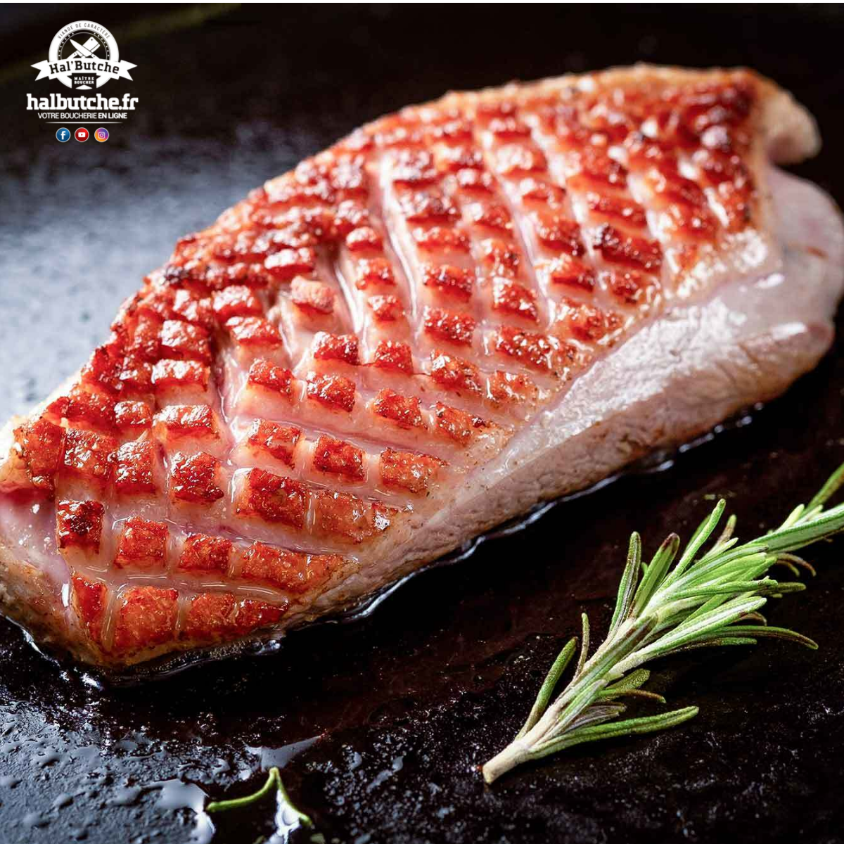 Magret de canard rôti