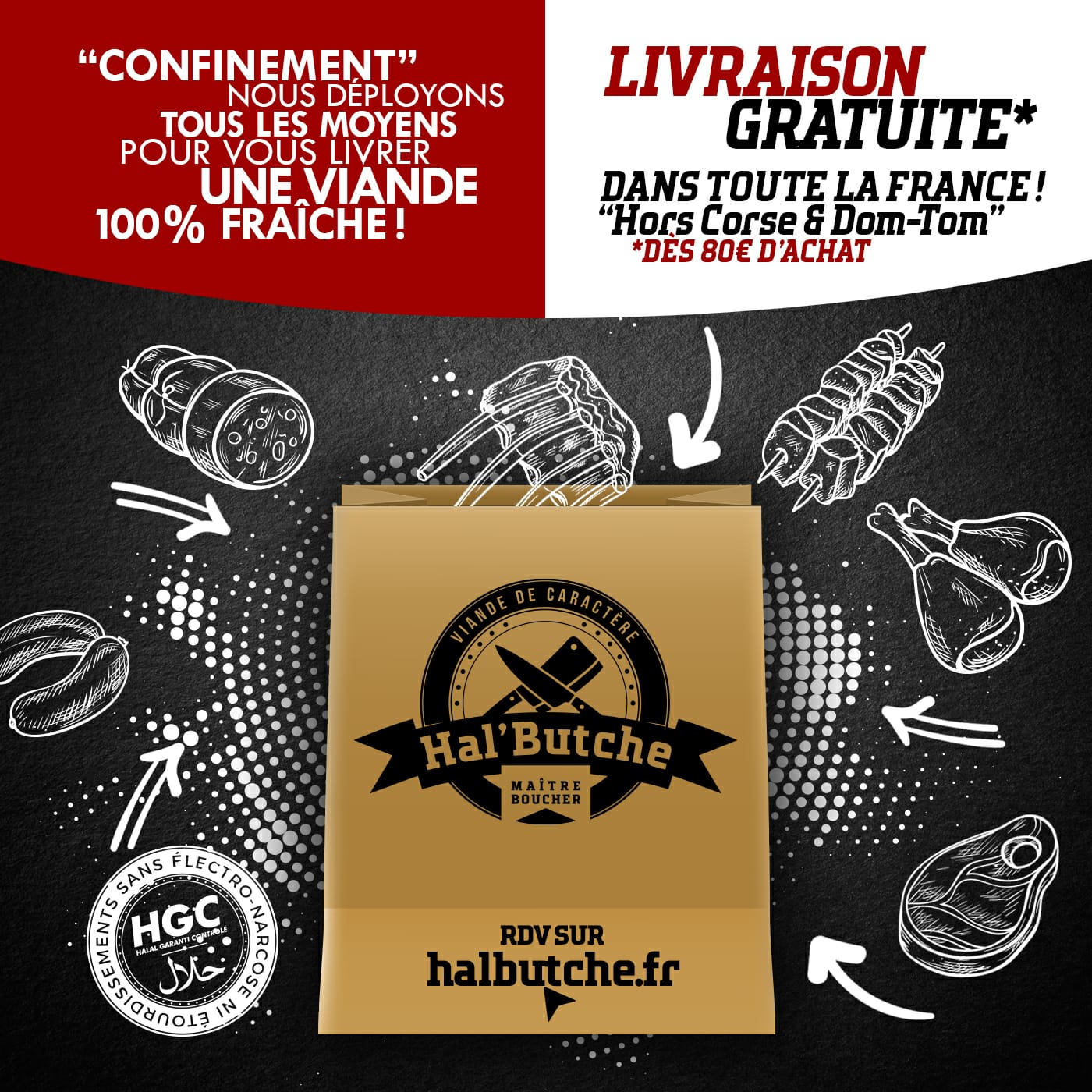 Hal'Butche Meilleure Boucherie Halal en Ligne