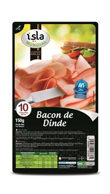 Bacon de dinde Isla mondial