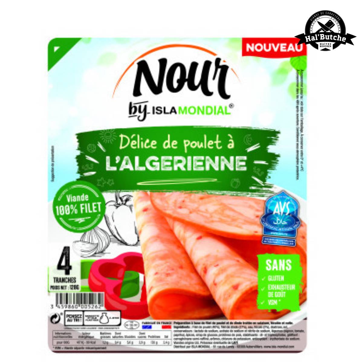Délice de Poulet Halal à l'Algérienne Boucherie Halal Hal'Butche